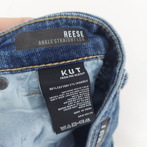 kloth from the cloth jeans women size 2 ankle straight leg - Picture 3 of 9